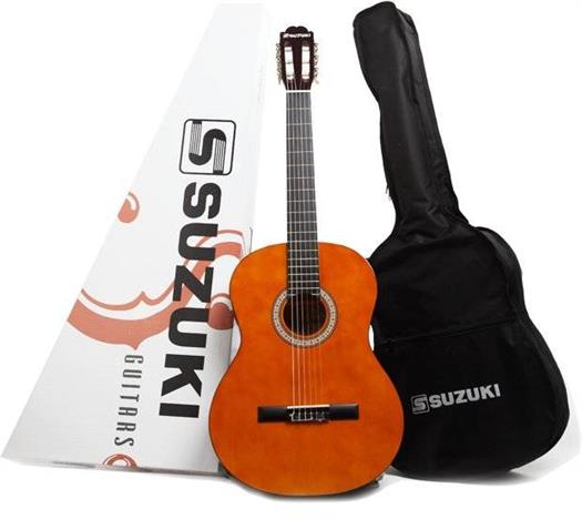 SUZUKI Classical Guitar With Cover - SCG 2BK